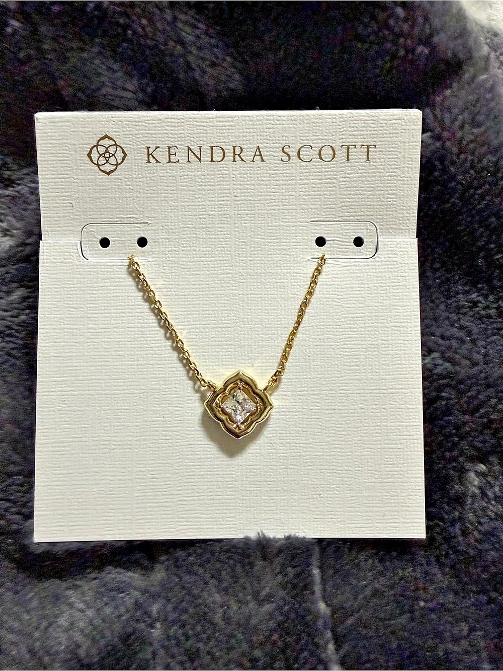 NWT Kendra Scott Mallory Crystal Pendant Necklace